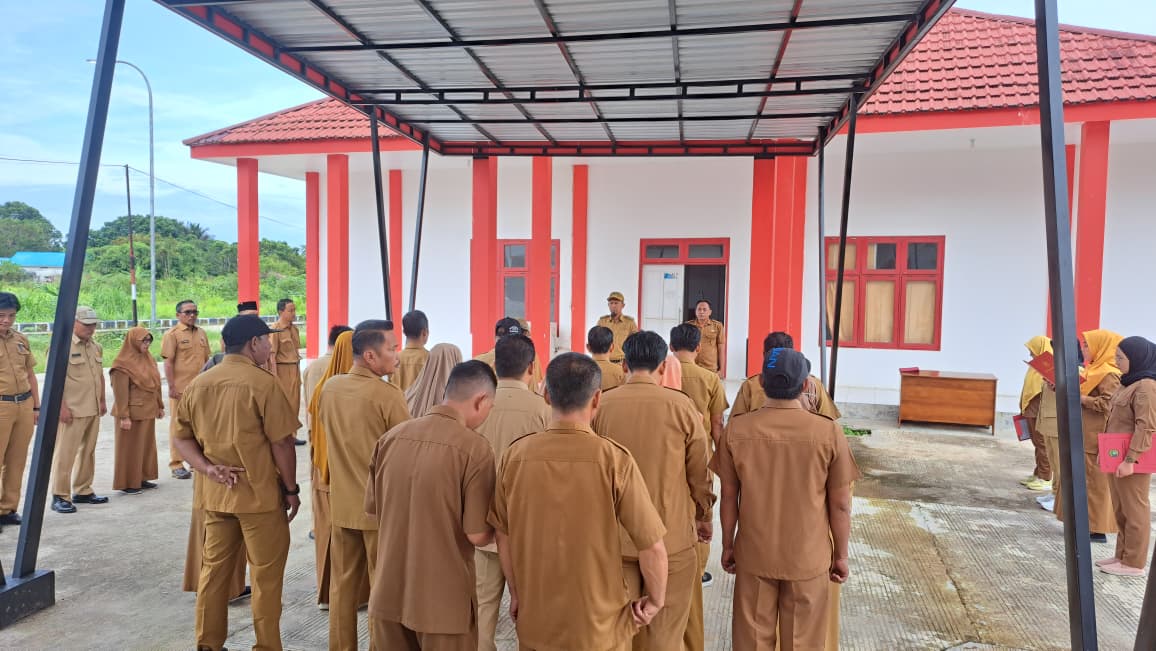 Apel Pagi Kantor Camat Kembang Janggut Bahas Persiapan Musrenbang Dua Kecamatan