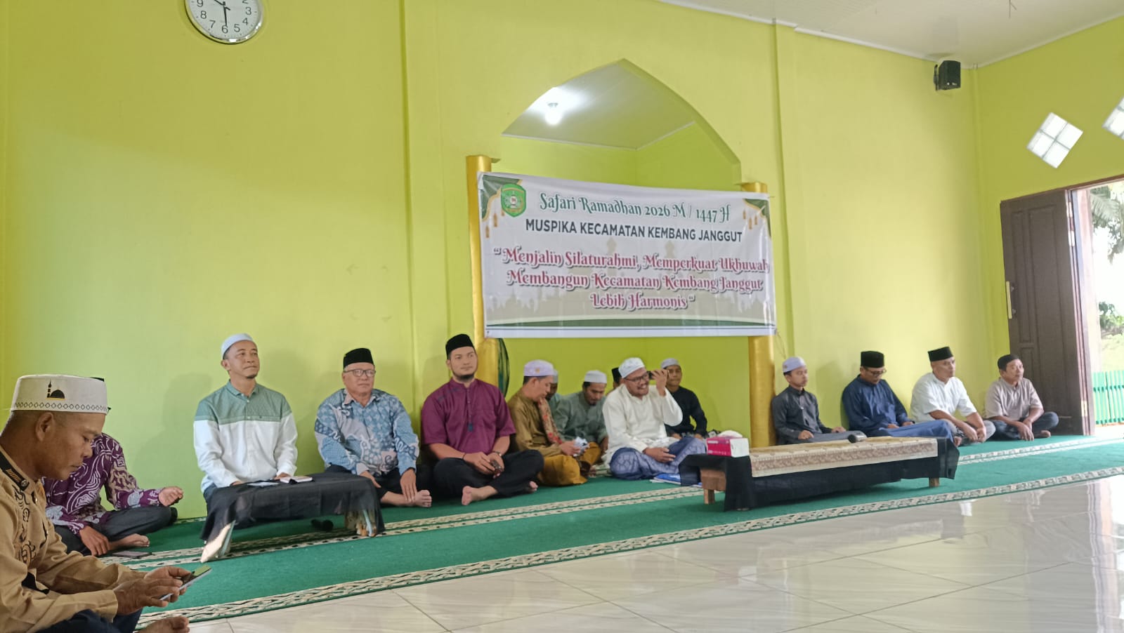 Safari Ramadhan Muspika Kembang Janggut Berlanjut di Long Beleh Modang