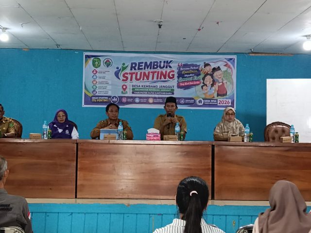 Rembuk Stunting Desa Kembang Janggut Tahun 2026 Dihadiri Camat Kembang Janggut